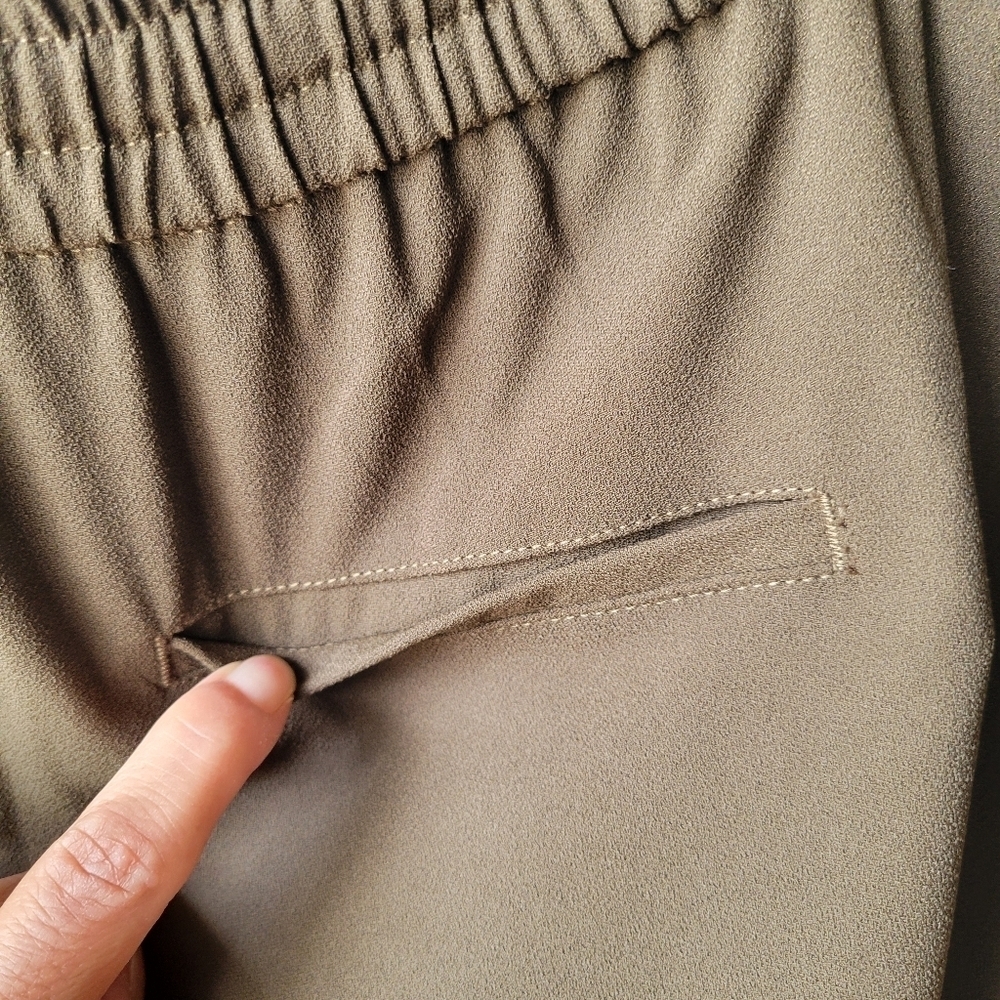 Express NWT Military Green Mid Rise Ankle Joggers Women’s Size XS - Picture 5 of 11
